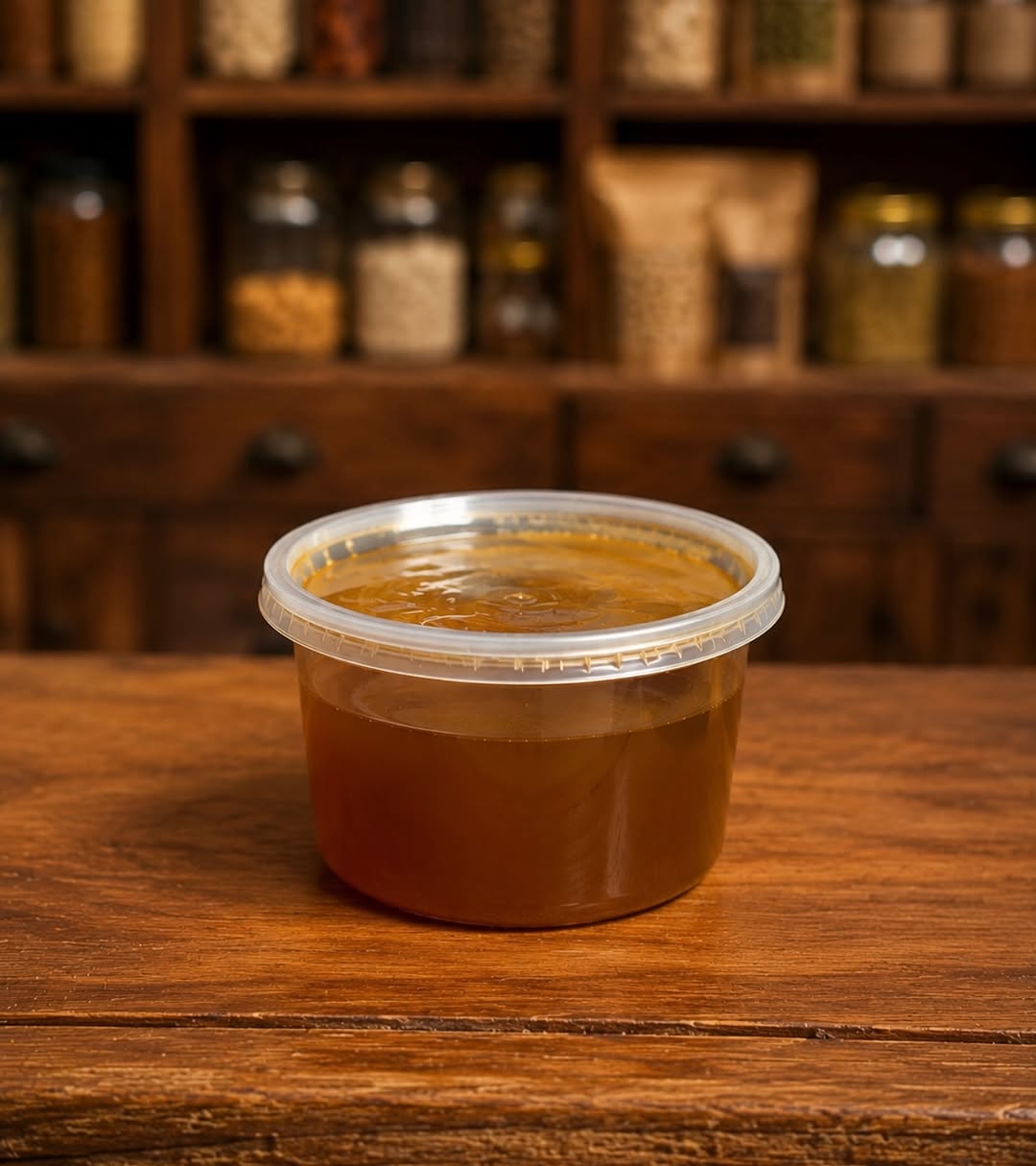 Frasco de miel natural de origen mexicano seleccionado por El Banasto